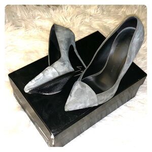Giuseppe Zanotti - Grey Suede Heels